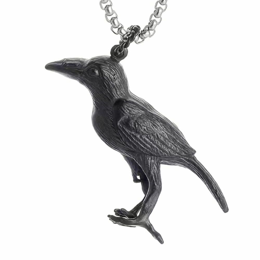 Crow Charm for necklace